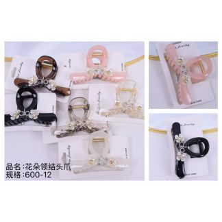 Flower Bow Hair Claw