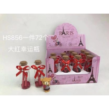 Paris Glass Wish Bottle
