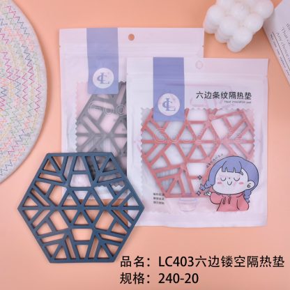 Hexagon Silicone Trivet