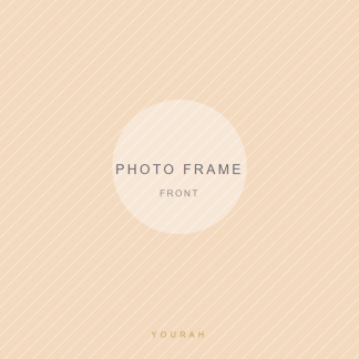 6-inch Wood-Grain Photo Frame