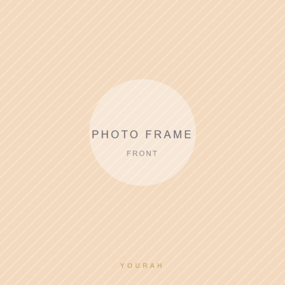 6-inch Wood-Grain Photo Frame